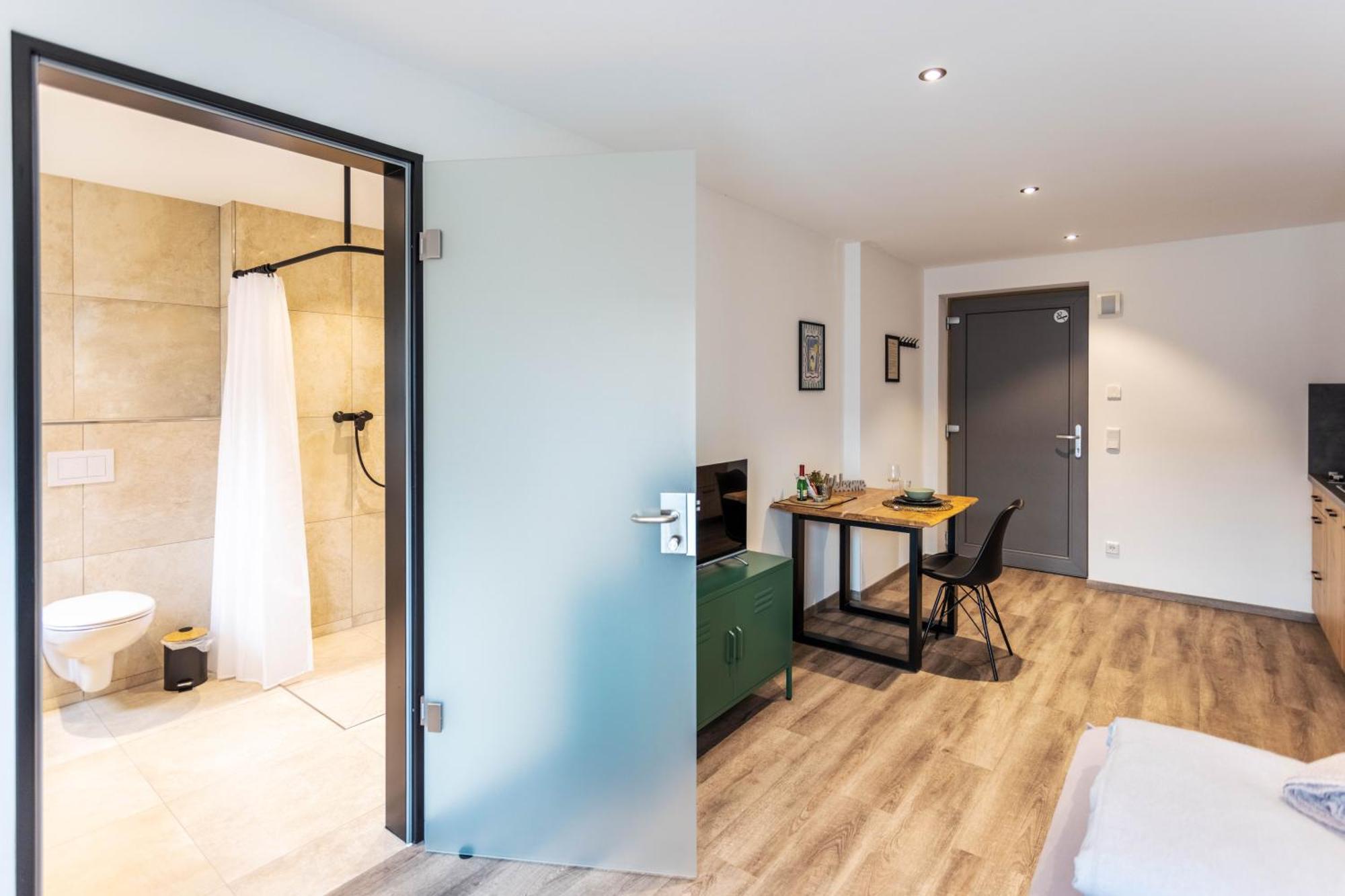City-Apparte Boarding -Studios- Dein Flexibles Zuhause In Gronau 格罗瑙 外观 照片